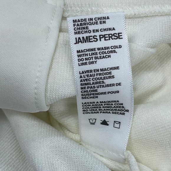 Y/OSEMITE James Perse Women's Full Zip Jacket  - Off White - 1/S - NWT $395 MSRP - Picture 5 of 6